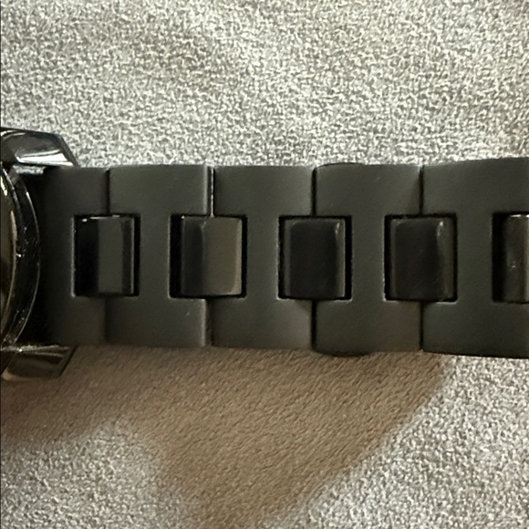 Movado Bold Black Watch with Gold Accents - Picture 4 of 7